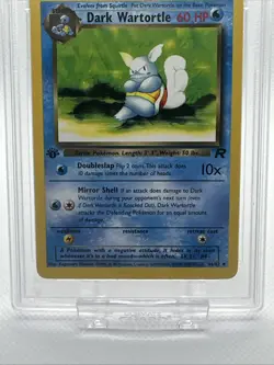 2000 POKEMON ROCKET #46 DARK WARTORTLE 1ST EDITION PSA 9 MINT - Image 5