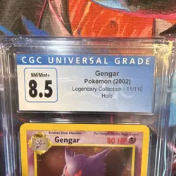 CGC 8.5 Gengar 11/110 Legendary Collection Holo Rare (2002) Pokemon TCG ENG - Image 2