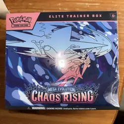 Pokemon TCG Chaos Rising ETB Elite Trainer Box ( Plastic Damaged ) - Image 1