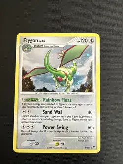Pokemon Flygon 5/111 Rising Rivals Holo Rare Stage 2 120 HP Standard Size - Image 1