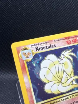 Ninetales 013/130 Base Set 2 Holo MP- SWIRL Pokemon TCG Wizards Of The Coast - Image 5
