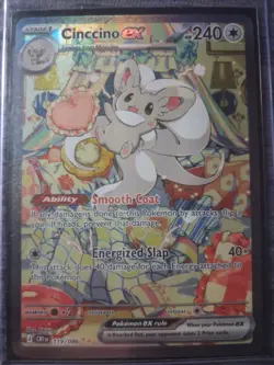 Cinccino ex 119/086 Crown Zenith Full Art Holo Rare Pokemon TCG English - Image 1