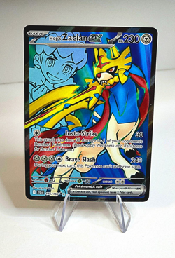 Pokemon TCG Hop's Zacian ex 176/159 Sv09 Ultra Rare Full Art Holo - Image 1