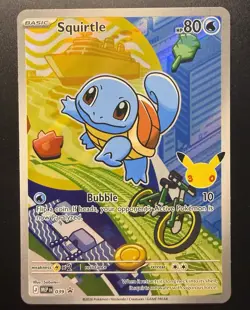 Pokemon Squirtle 039 Holo Promo ME: Mega Evolution Promo Pokemon Near Mint - Image 2