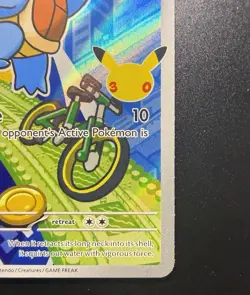 Pokemon Squirtle 039 Holo Promo ME: Mega Evolution Promo Pokemon Near Mint - Image 4