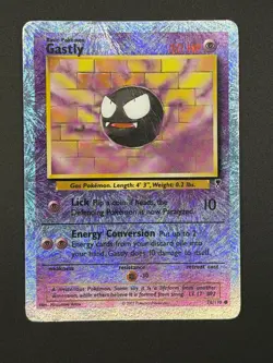 Pokemon Gastly Reverse Holo Common Legendary Collection 076/110 HP - Image 1