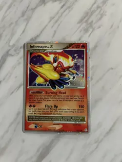 Infernape LV.X ⭐ 121/130 Holo Rare LV.X Diamond & Pearl 2007 Pokemon LP/MP - Image 2