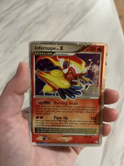 Infernape LV.X ⭐ 121/130 Holo Rare LV.X Diamond & Pearl 2007 Pokemon LP/MP - Image 4
