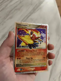 Infernape LV.X ⭐ 121/130 Holo Rare LV.X Diamond & Pearl 2007 Pokemon LP/MP - Image 5