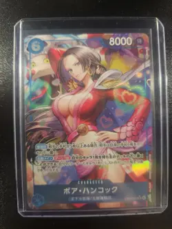Boa Hancock EB03-026 SR One Piece Card Game Japanese Holo 8000 Power - Image 1