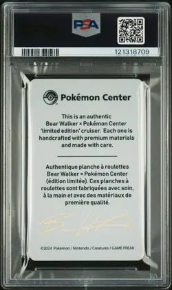 Tyranitar 🦖 PSA 10 💎 P.M. Center X Bear Walker Card Serialized /250 POP 10 - Image 5