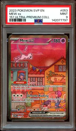 PSA 9 MINT Mew Ex SVP053 ALTERNATE ART HOLO 151 UPC PROMO Pokemon Card 797 - Image 1