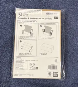 Gundam Card Game English Storage Box and Resource Card Set EVX07 New Sealed - Image 2
