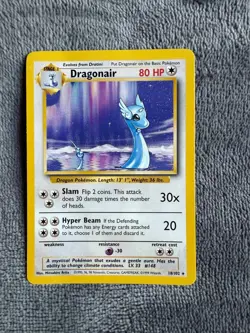 Dragonair 18/102 Base Set - Rare Unlimited - WoTC Pokemon Card 1999 LP - Image 1