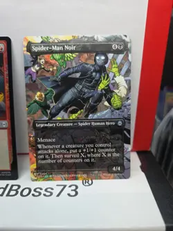 Spider-Man Noir (Borderless) Marvel's Spider-Man Regular 0204 + Free Foil Card - Image 1