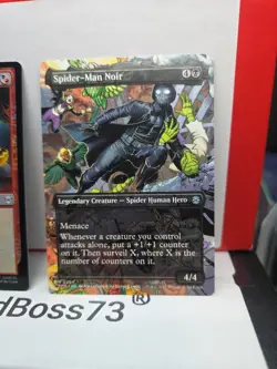 Spider-Man Noir (Borderless) Marvel's Spider-Man Regular 0204 + Free Foil Card - Image 2