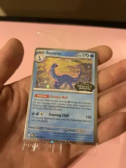 Aurorus - Perfect Order Stamped Holo Promo Pokemon Card POR 024/088 Sealed - Image 1