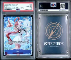 2023 One Piece Japanese Uta Premium Card Collection PSA 10 #120 - Image 3