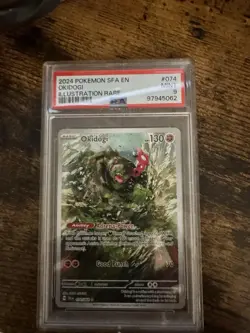 OKIDOGI Holo Illustration Pokemon TCG 2024 Shrouded Fable Rare Card 074/064 - Image 1