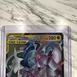 Arceus, Dialga, and Palkia GX Card - 156/236 - Pokemon Cosmic Eclipse - Image 3