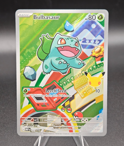 Bulbasaur 037 Promo Pokemon Card TCG First Partner Illustration Collection NM - Image 1
