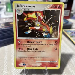Infernape Holo Rare Diamond and Pearl Pokemon Card 5/130 - Image 1