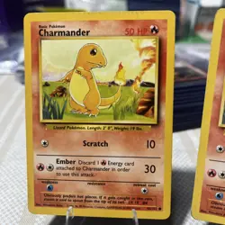 Charmander 046/102 Base Set Regular x2 1999 Pokemon Cards - Image 2