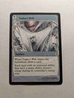 Tsabo's Web (Future Sight) Mystery Booster 2 Regular Non foil MtG 143 - Image 1