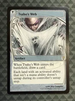 MTG Tsabo’s Web #143 Future Sight Rare Mystery Booster 2 (MB2) - Image 2