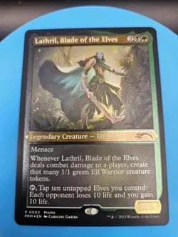 Lathril Blade of the Elves Foil Etched Media Promos #2 NM Magic The Gathering - Image 3