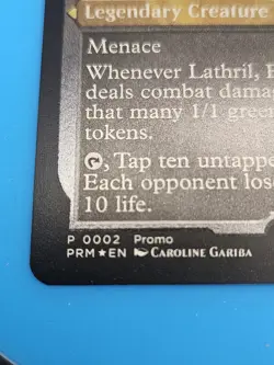 Lathril Blade of the Elves Foil Etched Media Promos #2 NM Magic The Gathering - Image 5