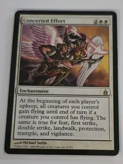 Concerted Effort - Ravnica: City of Guilds - Rare White Enchantment - Magic - Image 1