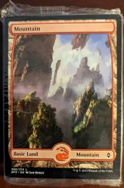 Magic The Gathering 2015 Battle for Zendikar Full Art Basic Land Sealed Pack NEW - Image 3