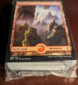 Magic The Gathering 2015 Battle for Zendikar Full Art Basic Land Sealed Pack NEW - Image 5