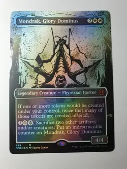MTG - Mondrak Glory Dominus Showcase Foil - All Will Be One #299 - N/M Mythic - Image 1