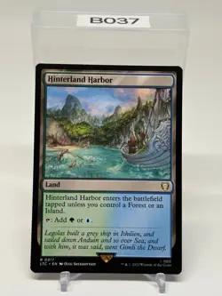Hinterland Harbor #0317 (NM) Lord of the Rings LTC Magic MTG - Image 1