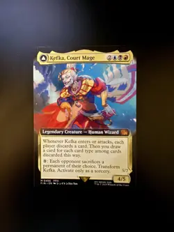MTG Final Fantasy English Kefka, Court Mage Extended Art 0496 Non-Foil - Image 1