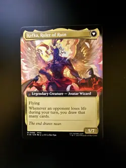 MTG Final Fantasy English Kefka, Court Mage Extended Art 0496 Non-Foil - Image 2
