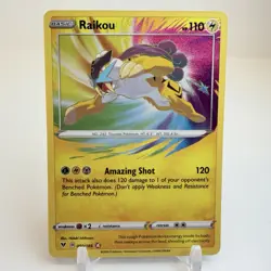 Raikou 050/185 Vivid Voltage NM Holo Foil Amazing Rare Pokemon Card - Image 1
