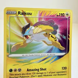 Raikou 050/185 Vivid Voltage NM Holo Foil Amazing Rare Pokemon Card - Image 2