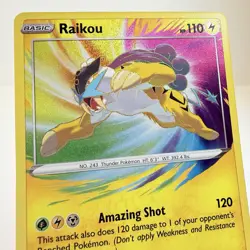 Raikou 050/185 Vivid Voltage NM Holo Foil Amazing Rare Pokemon Card - Image 4