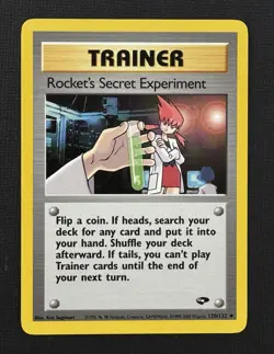 Pokemon Rocket's Secret Experiment 120/132 Gym Challenge Uncommon Regular - Image 1