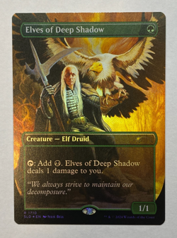 MTG - Secret Lair - Featuring: Julie Bell - Elves of Deep Shadow - FOIL - NM - Image 1