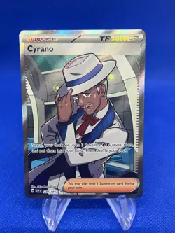 Pokemon Surging Sparks Cyrano 230/191 Full Art Ultra Rare NM - Image 1