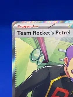 Pokemon Destined Rivals Team Rocket’s Petrel 226/182 Full Art Ultra Rare NM - Image 3