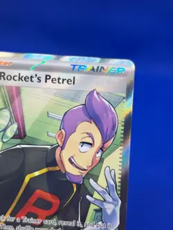 Pokemon Destined Rivals Team Rocket’s Petrel 226/182 Full Art Ultra Rare NM - Image 4