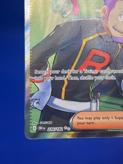 Pokemon Destined Rivals Team Rocket’s Petrel 226/182 Full Art Ultra Rare NM - Image 5