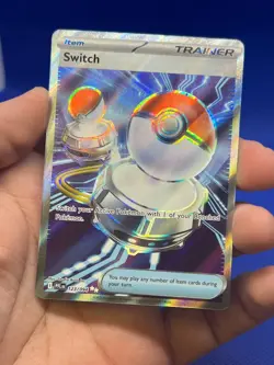 Pokemon ME02 Phantasmal Flames Switch 123/094 Full Art Ultra Rare NM - Image 2