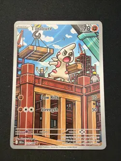 Pokemon Timburr 125/086 SV: Black Bolt NM/MINT - Image 1