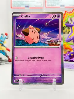 CLEFFA (PRERELEASE) HOLO SCARLET & VIOLET PROMO POKEMON NM/M 037 - Image 1
